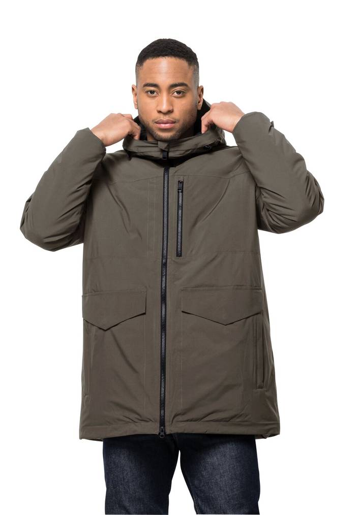 Koenigsbau Parka Men Waterdichte winterjas Heren XXL slate green slate green | Jack Wolfskin
