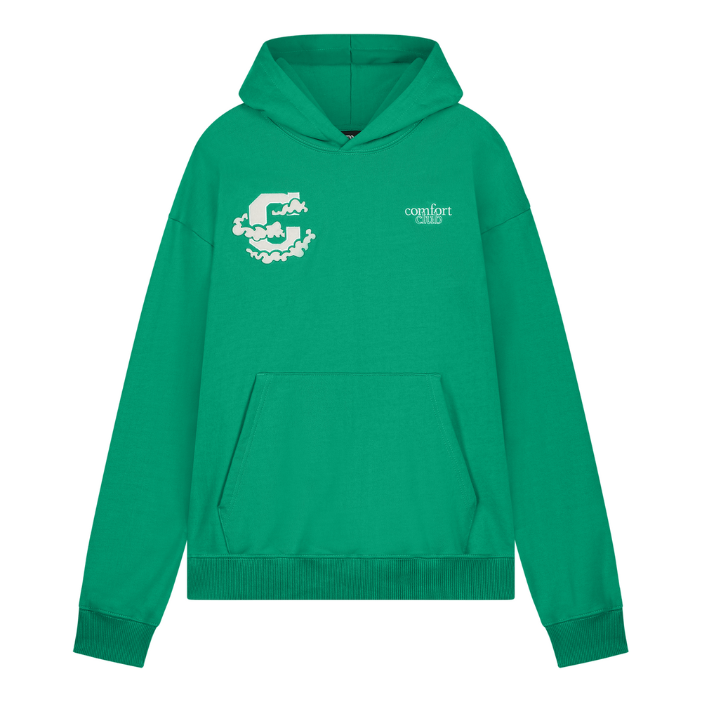 Celestial Cloud Hoodie Leaf Green.