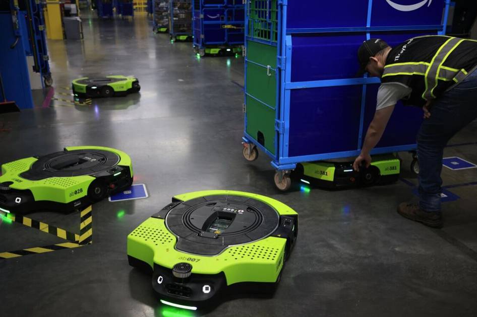 Amazon unveils new AI warehouse robots as part of 10 billion euro European investment