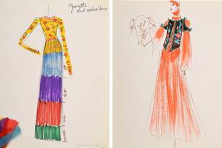 125 fashion sketches by Karl Lagerfeld to be auctioned in the US