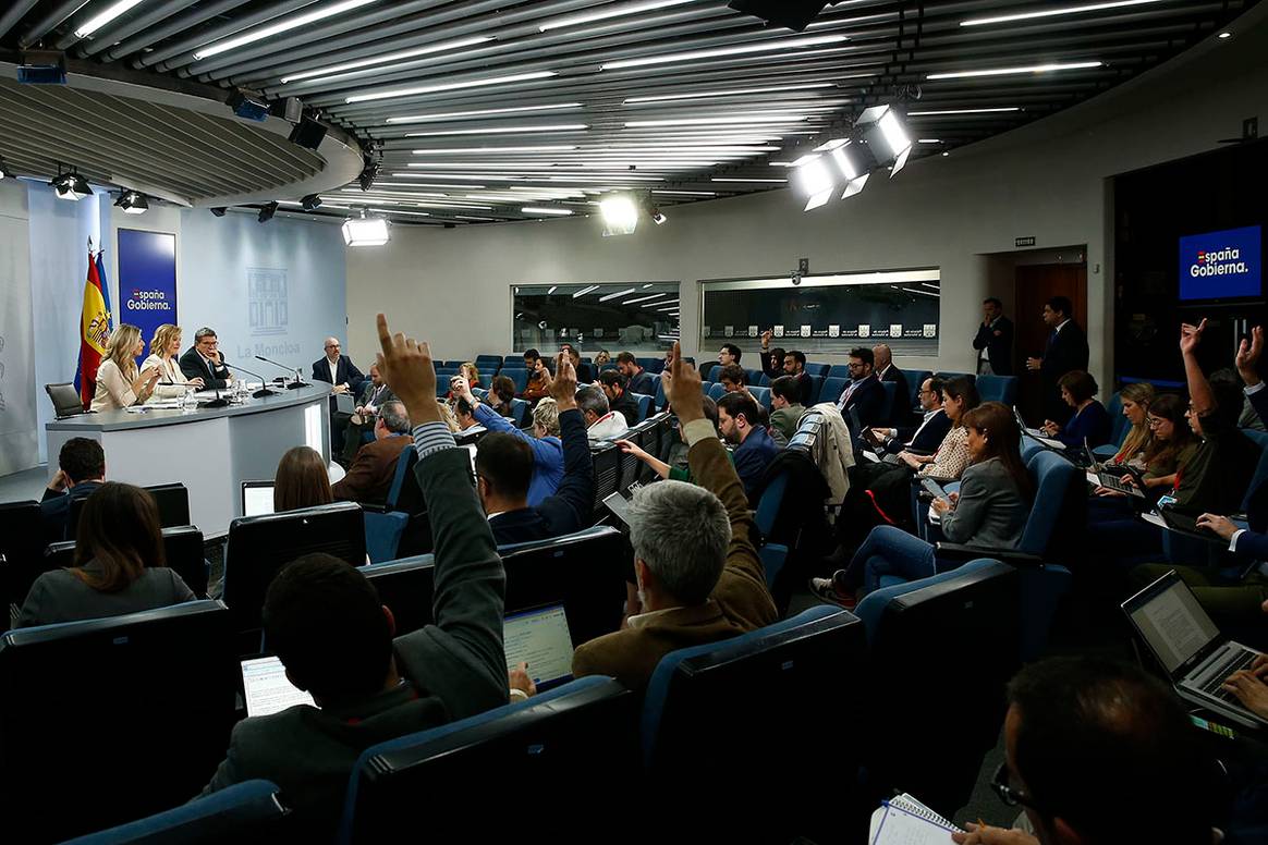 Rueda de prensa posterior al Consejo de Ministros celebrado el martes 30 de abril de 2024.