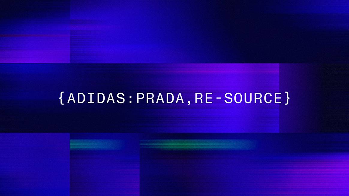 Photo Credits: Colaboración de Adidas, Prada y el artista digital Zach Lieberman, en un proyecto internacional de NFTs.