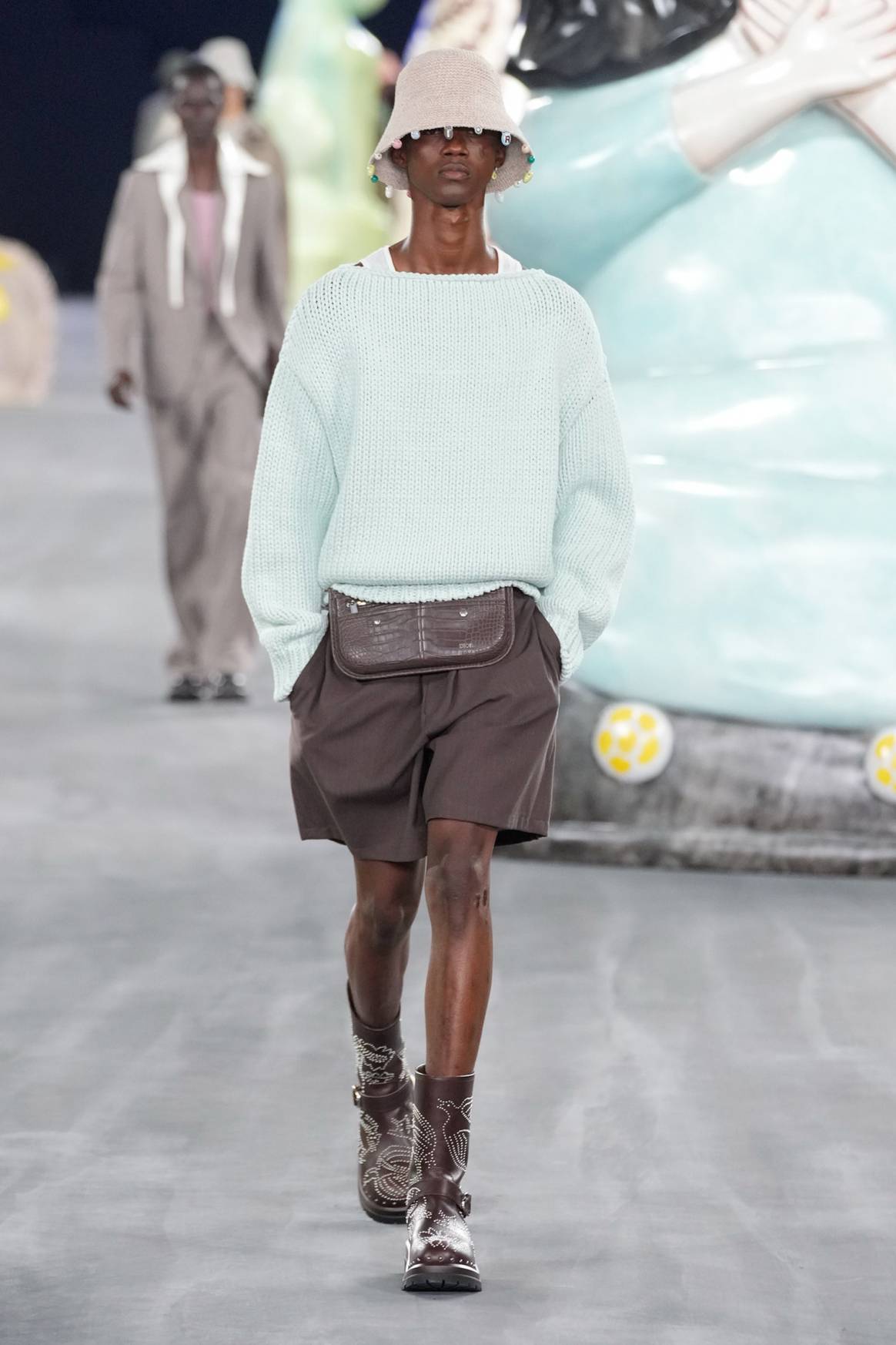 Credits: Dior show SS25 Paris fashion week. Credit: Launchmetrics