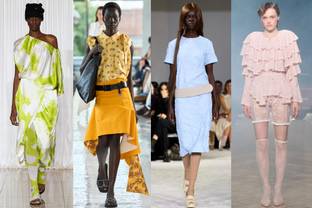 LFW SS26 colour trends: From chartreuse green to chocolate brown and more …