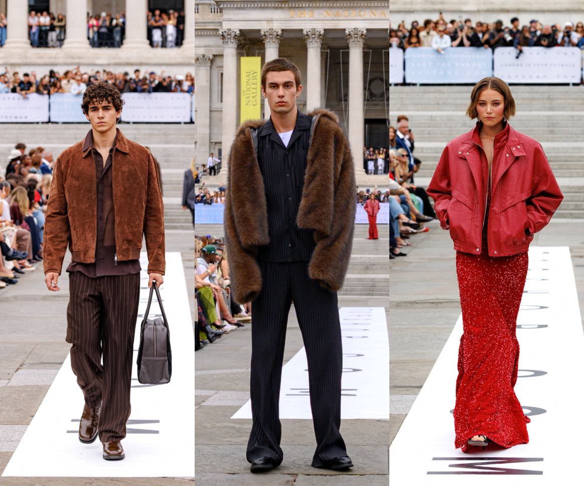 Topshop Trafalgar Square Show, AW25.