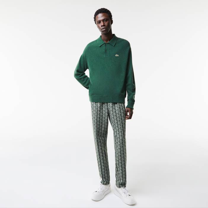 Herren Lacoste Pullover aus Wolle mit Polokragen | Lacoste