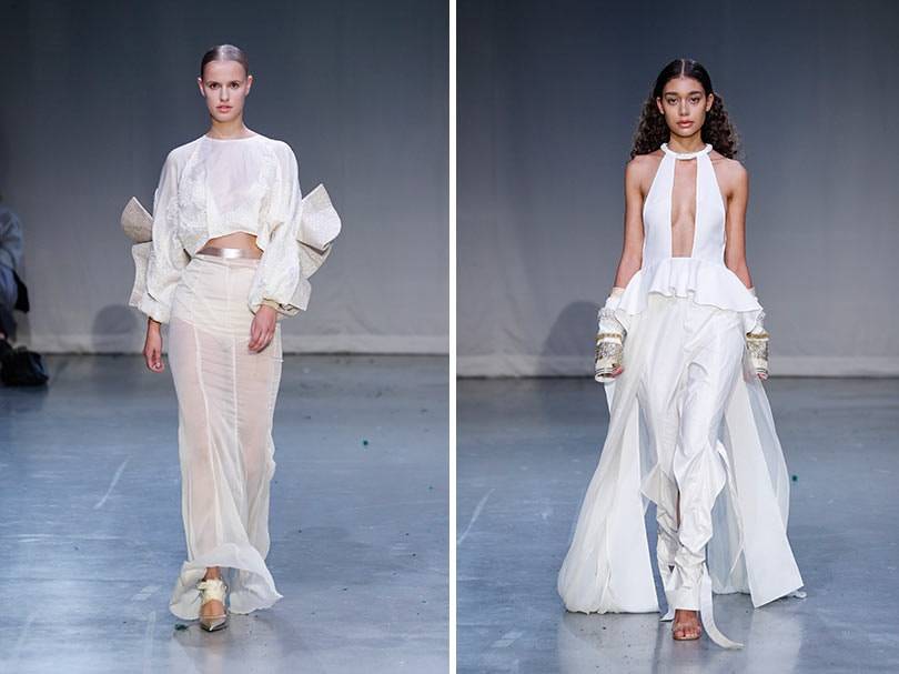 Jonge ontwerpers Sharita Karsten, Tim Dekkers en Weiyu Hung showen op Dutch Sustainable Fashion Week