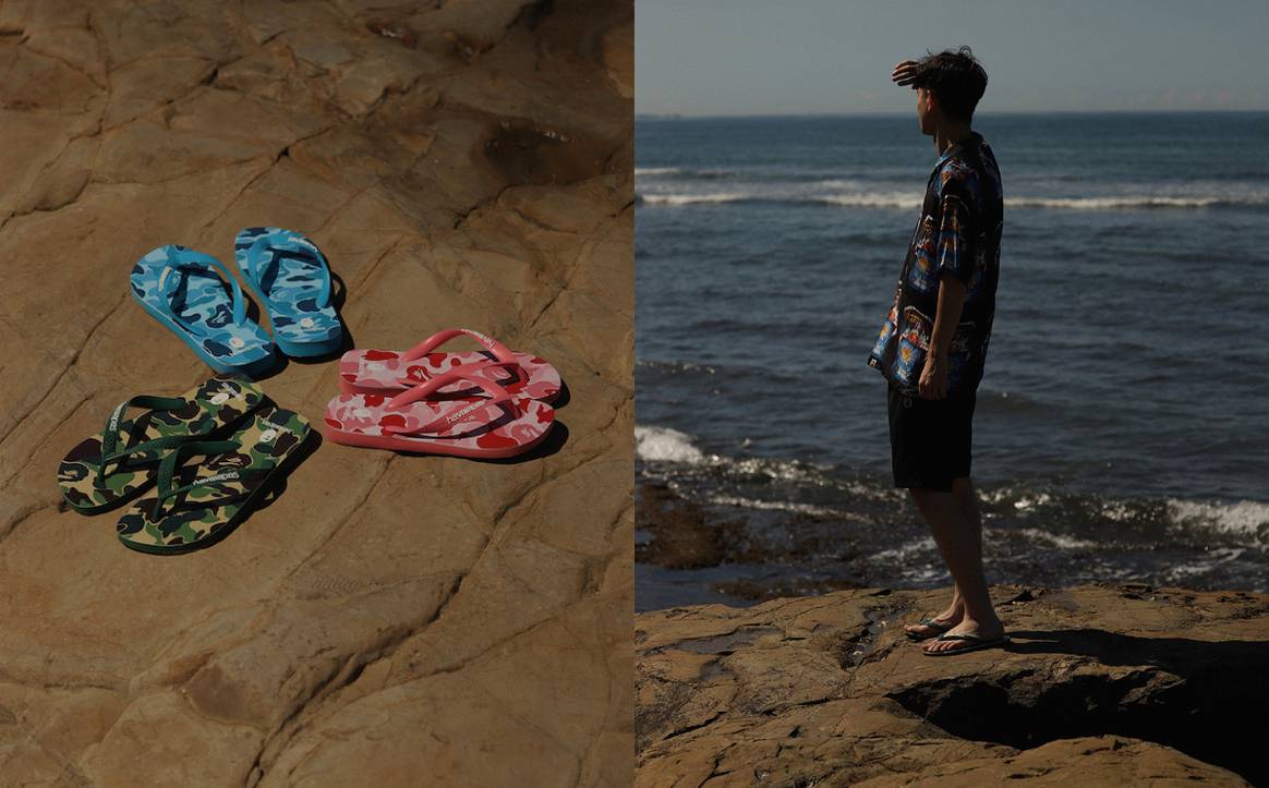 Image: courtesy of Havaianas; Havaianas x Bathing Ape