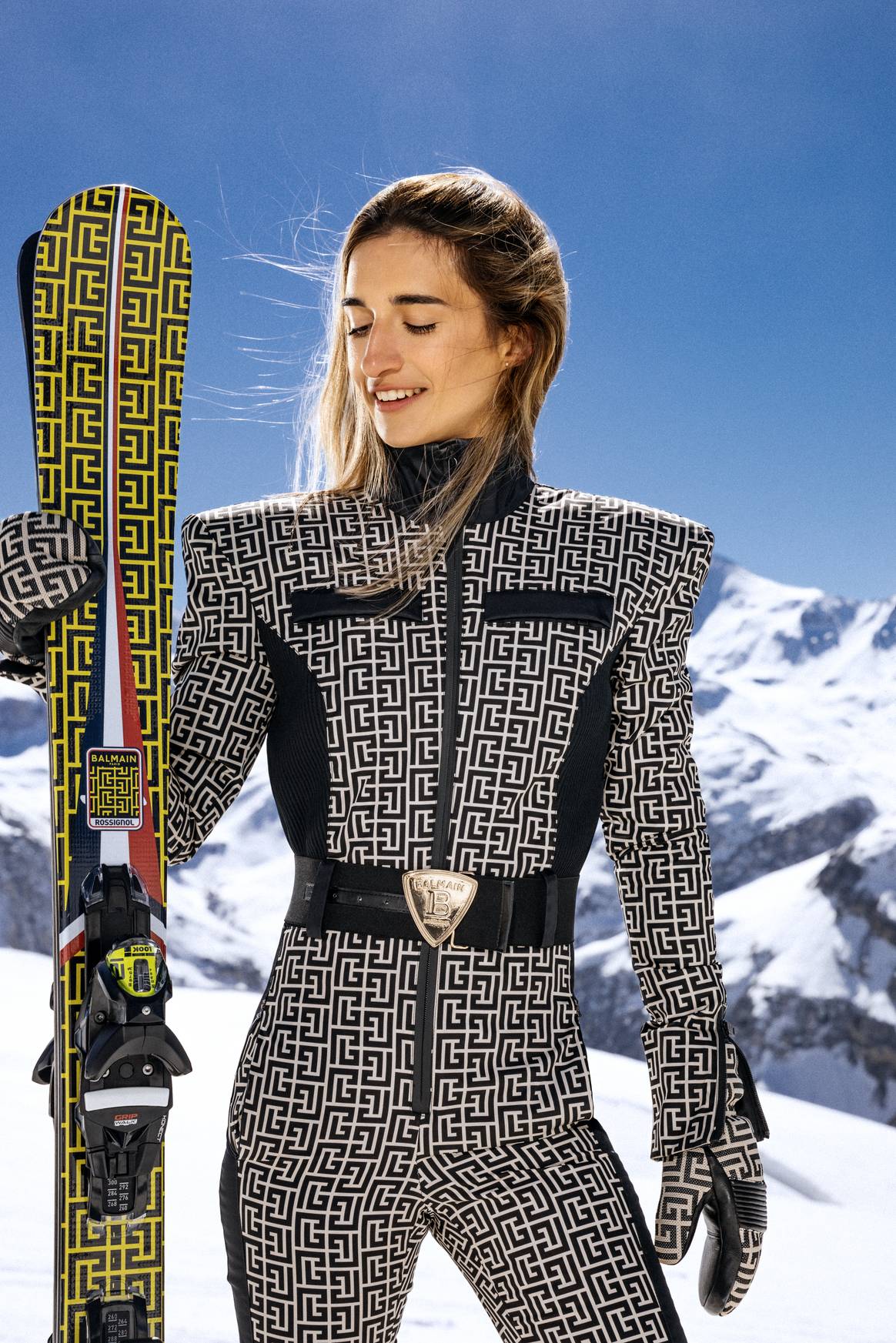 Image: courtesy of Balmain + Rossignol by Francesca Beltran