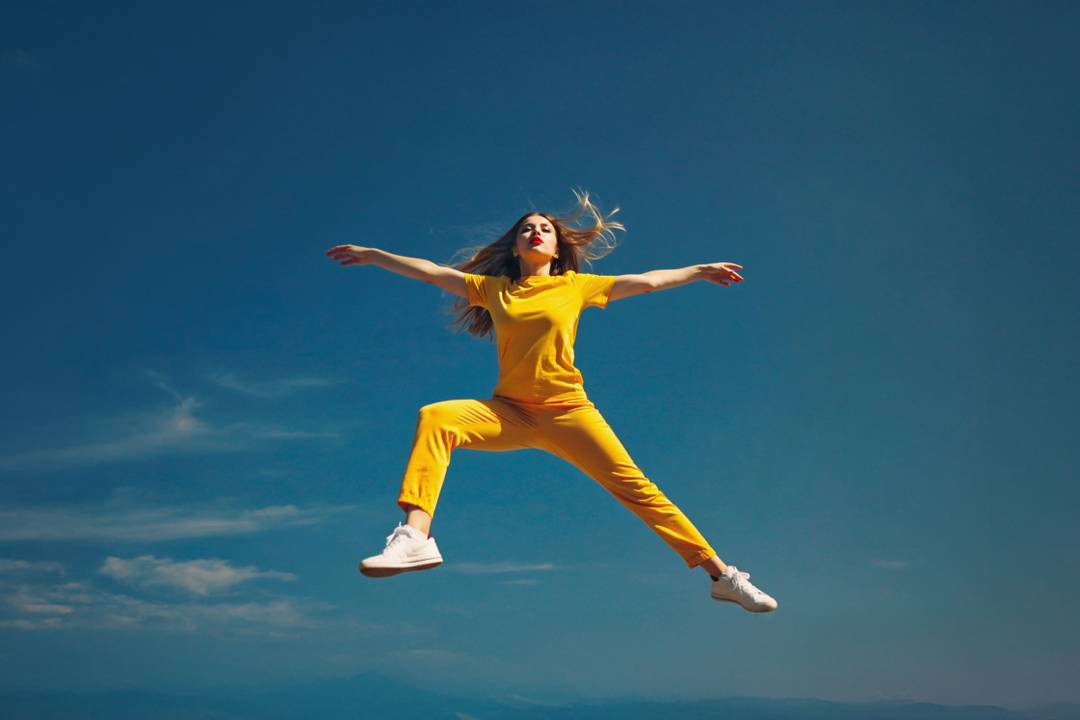 Woman wearing CLR Wear apparel
