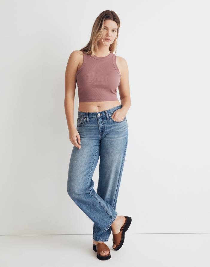 Supima® Rib Crop Tank | Madewell