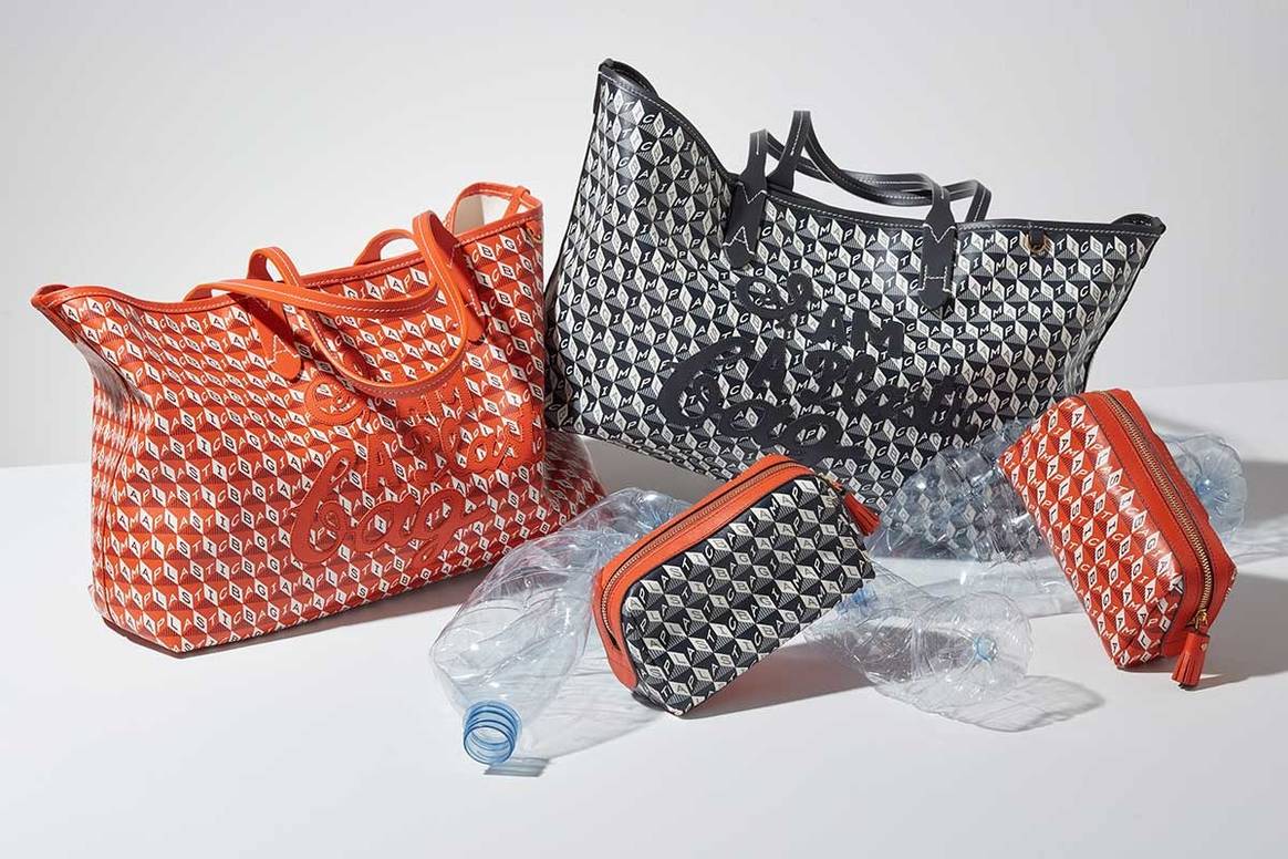 Anya Hindmarch launches 'I Am A Plastic Bag' during LFW
