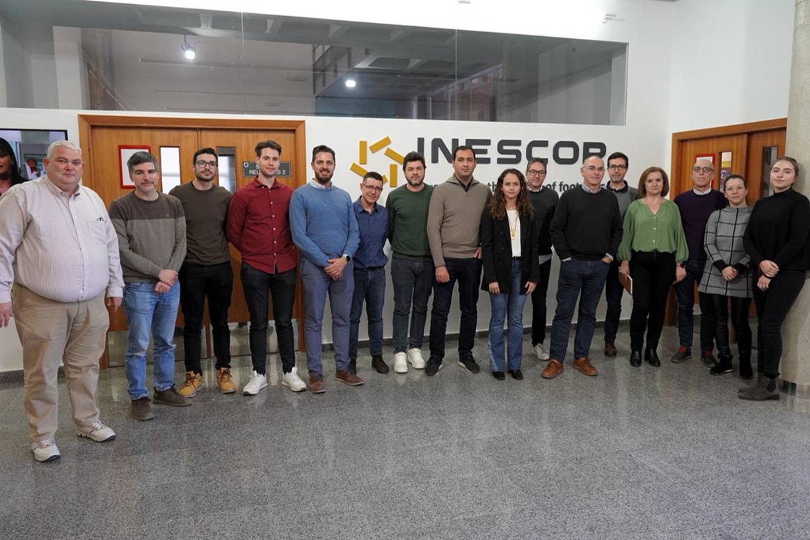 Primera reunión de trabajo del proyecto Remain, desde las instalaciones del Centro Tecnológico del Calzado Inescop de Elda, Alicante (España).