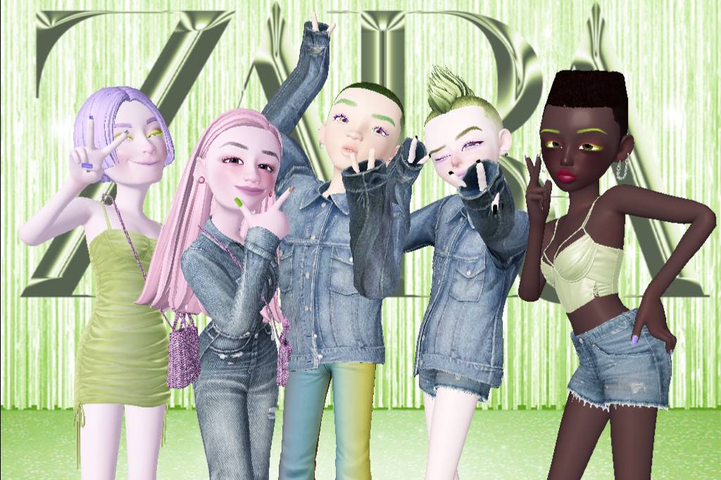 Imagen: Colección de Zara Lime Glam by Zepeto / Zara