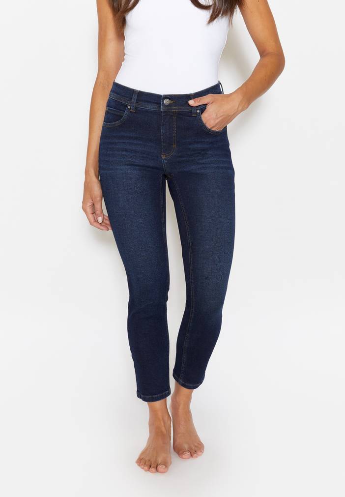 5-Pocket-Jeans 'Ornella' mit Logo-Applikation | Angels