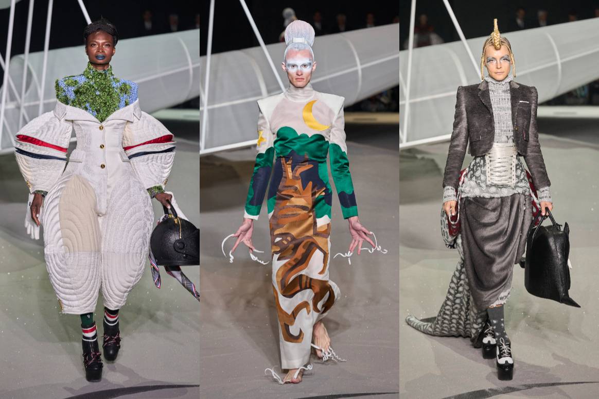 Thom Browne AW23, NYFW. Image: Launchmetrics Spotlight