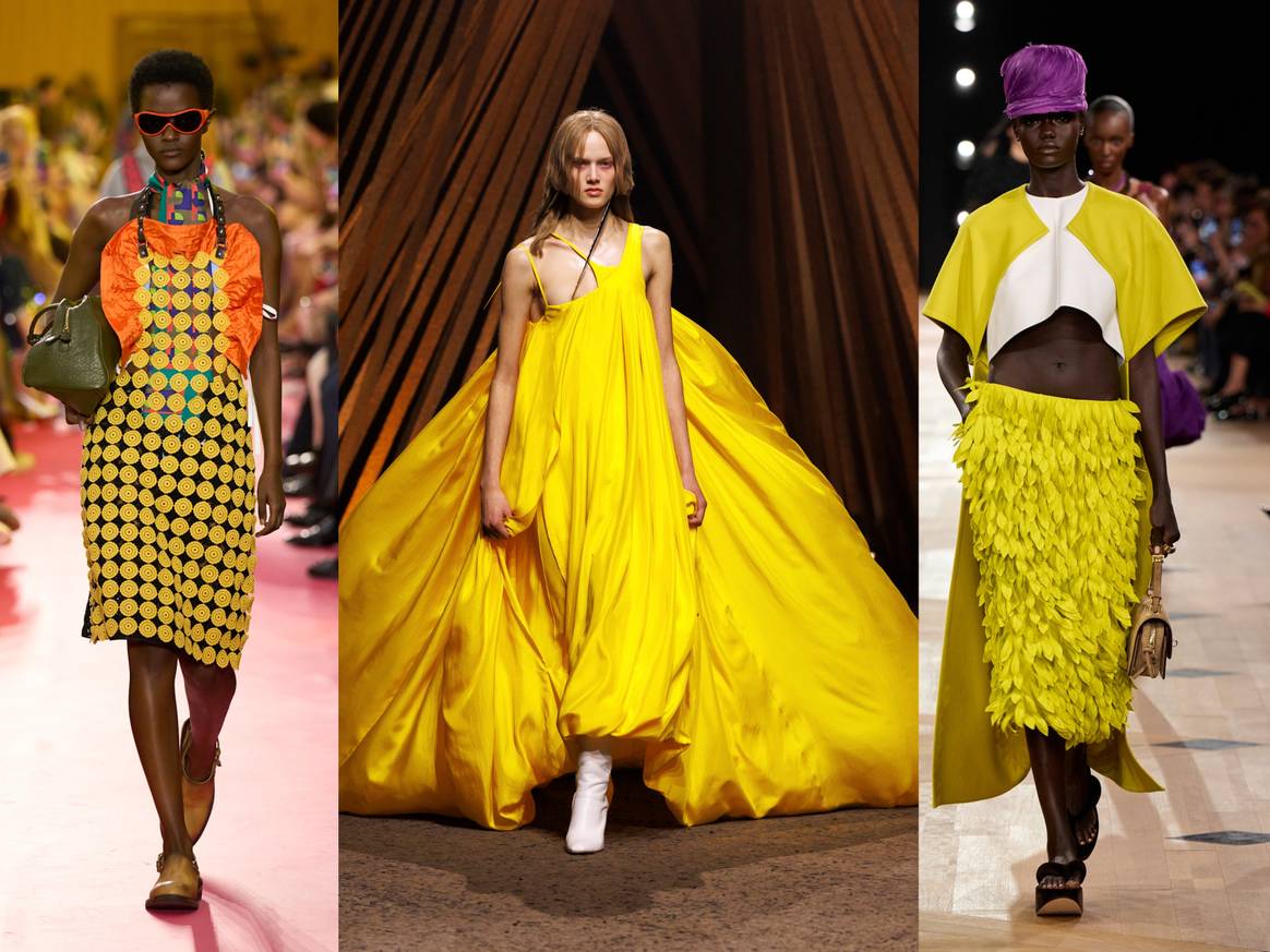 (v.l.n.r.) Miu Miu, Alexander McQueen, Balenciaga SS26