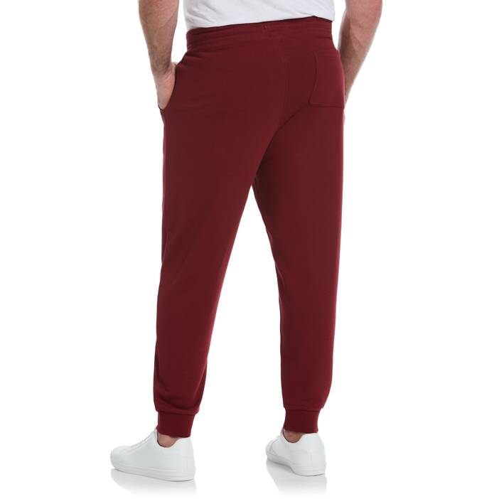 Men's Big & Tall Organic Cotton Fleece Logo Pants | Original Penguin