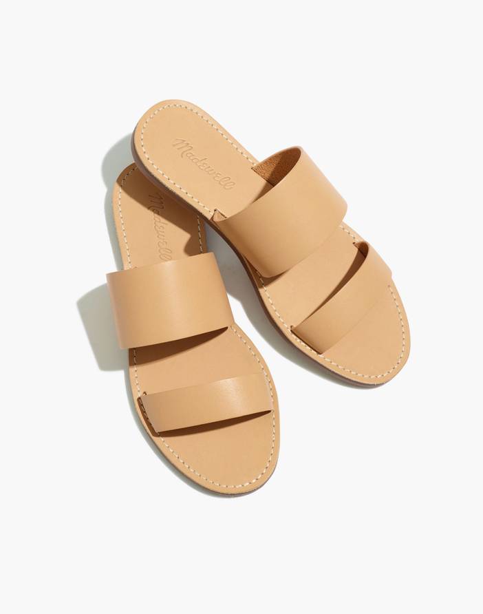 The Boardwalk Double-Strap Slide Sandal | Madewell