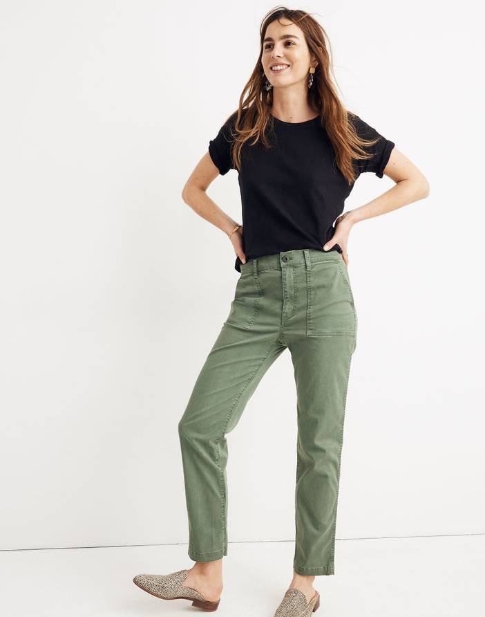 Stovepipe Fatigue Pants: TENCEL™ Lyocell Edition | Madewell