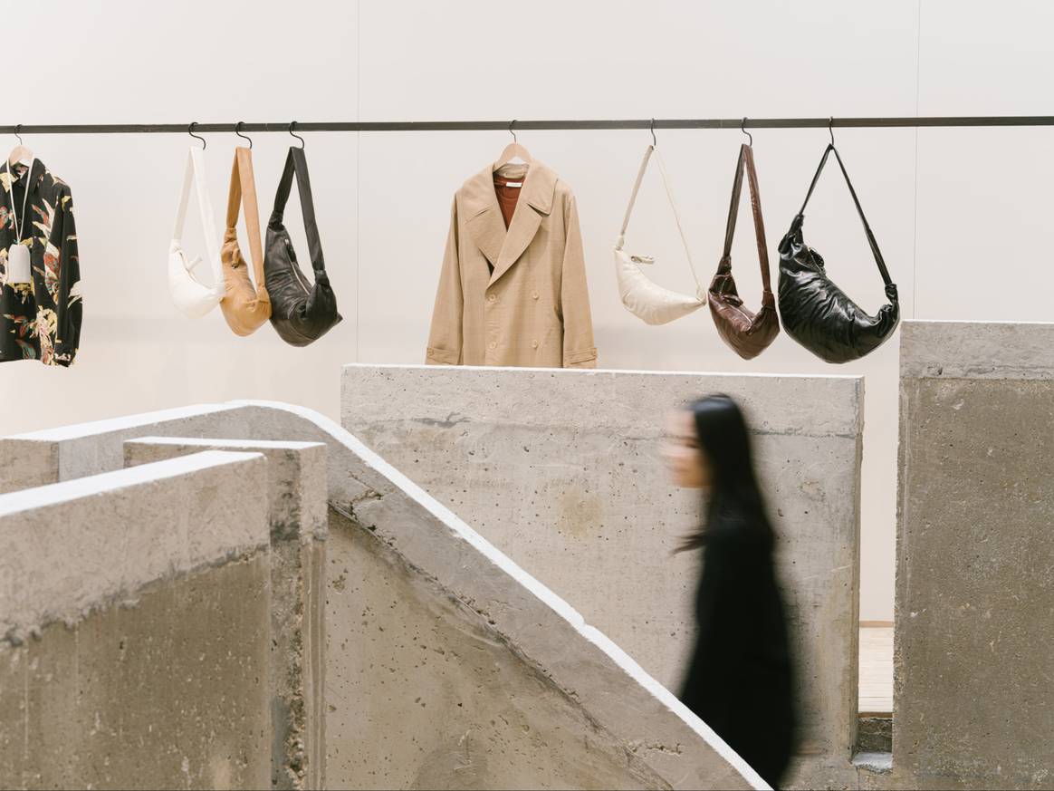 Boutique Lemaire, rue Elzévir. Photo : CHRISTOPHE COËNON