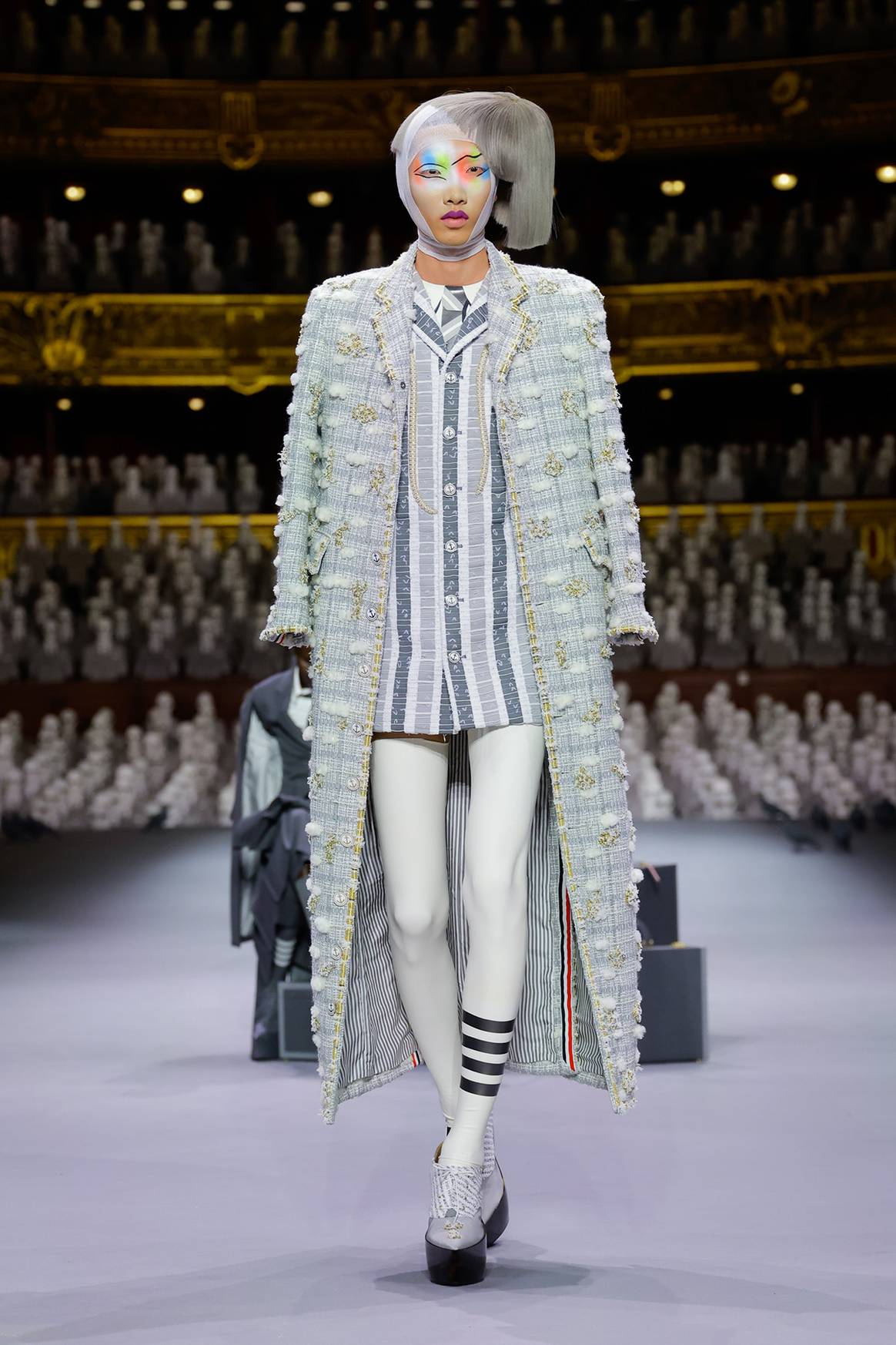 Créditos: Thom Browne, primera colección de Alta Costura, para la temporada Otoño/Invierno FW23. Fotografía de cortesía.