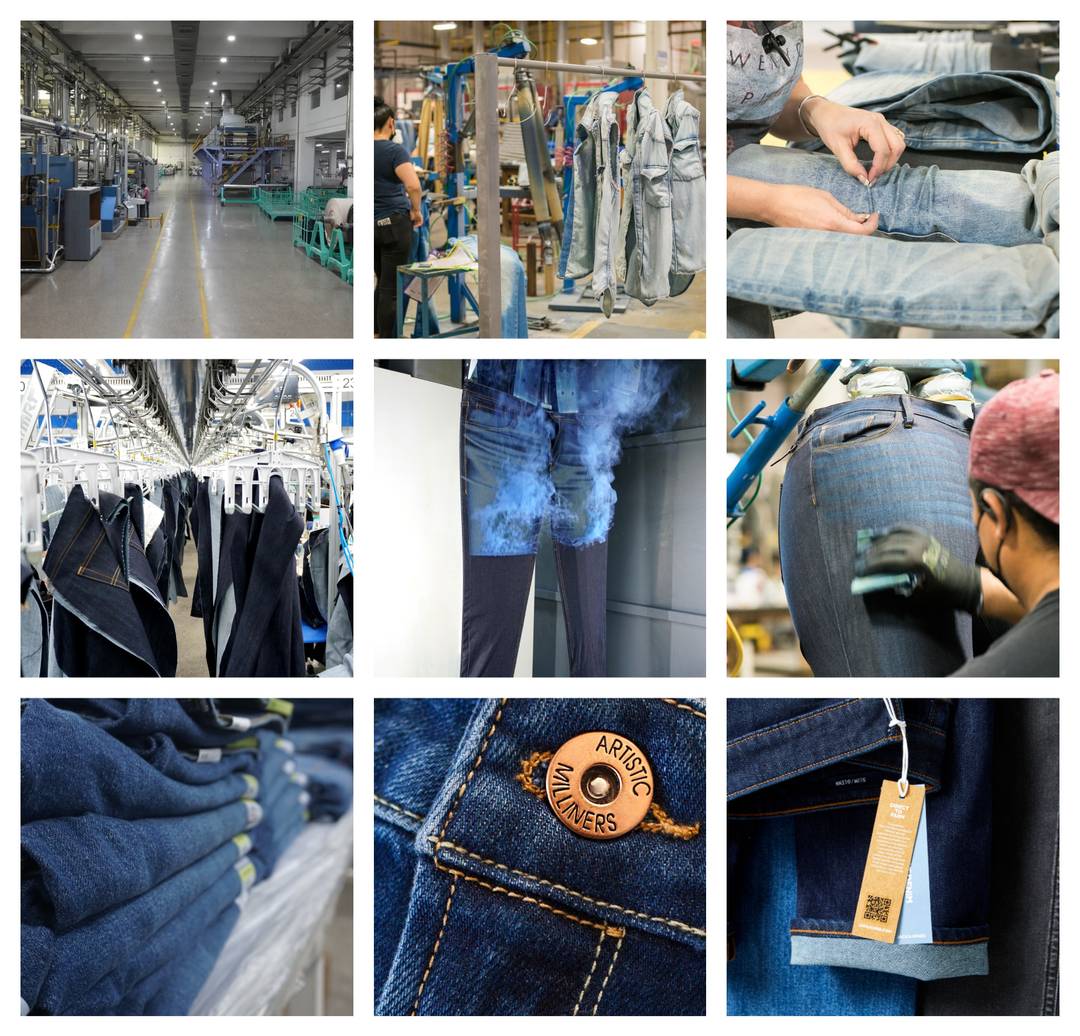 Denim production - vertically manufacturing company Artistic Milliners