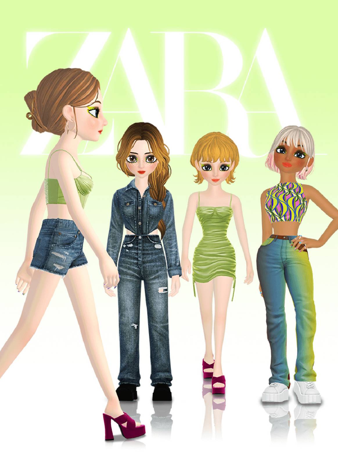 Photo Credits: Lime Glam, metacolección phygital de Zara.