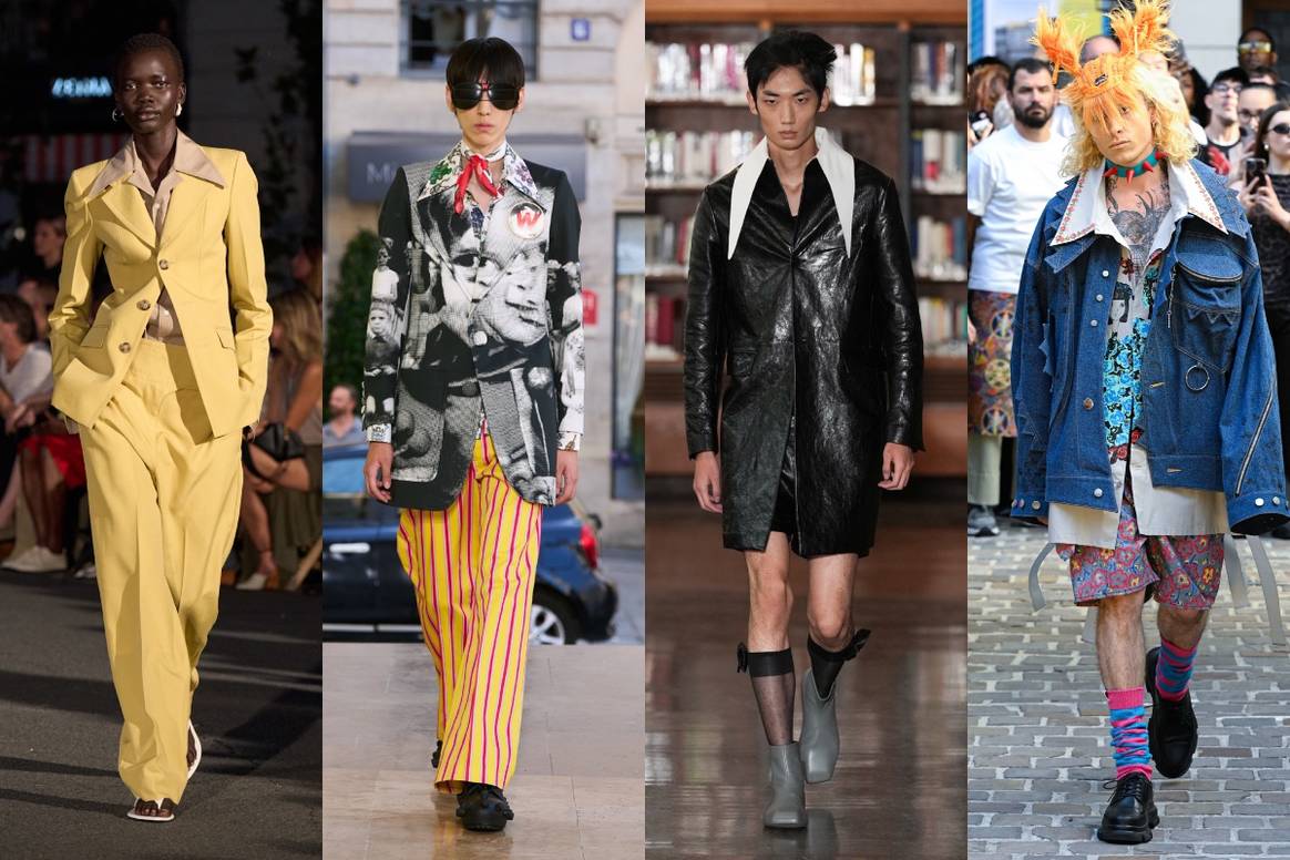 V.l.n.r.: Ami, Walter van Beirendonck, Sean Suen, Kidill (SS26)
