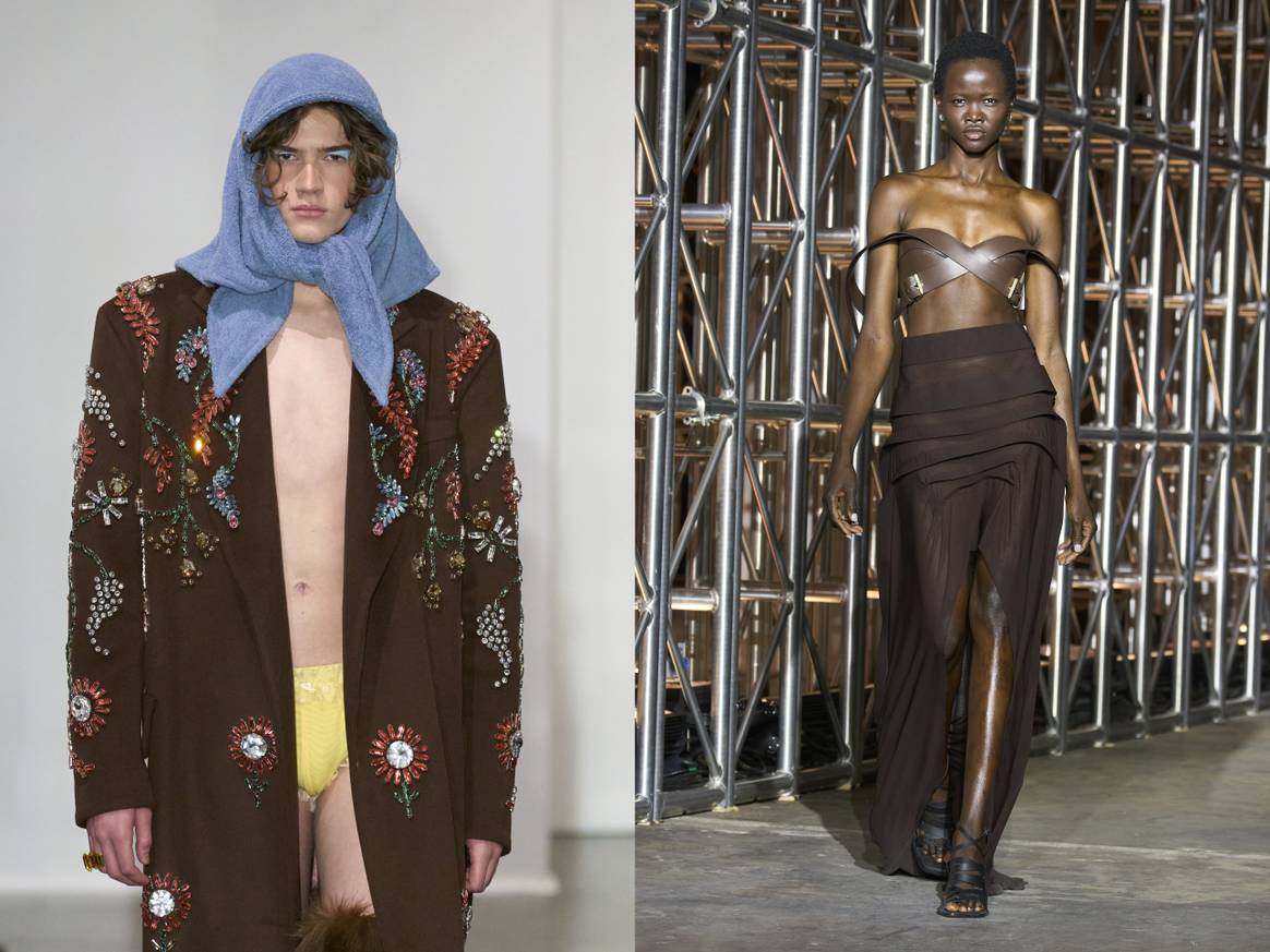 Palomo Spain and Dion Lee during New York Fashion Week FW23. Image: Launchmetrics Spotlight