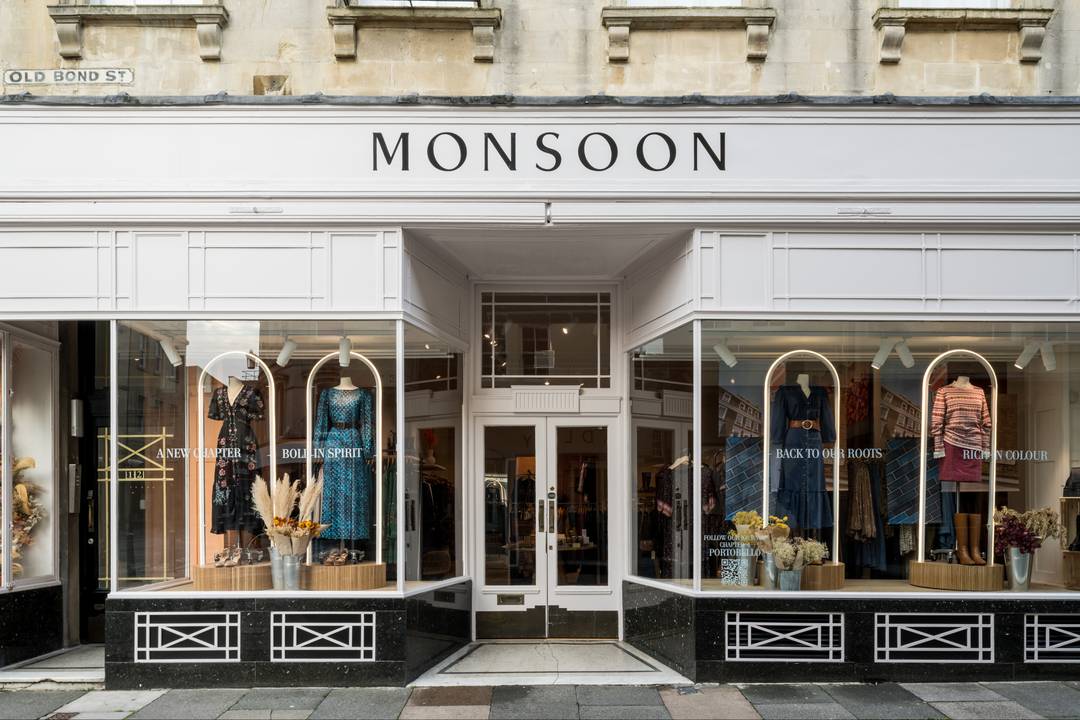 Monsoon store front.