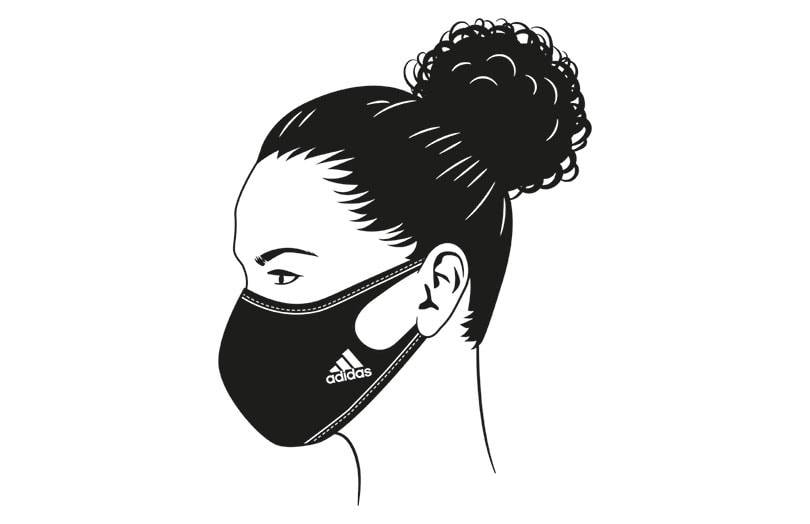 Adidas se suma a la “moda” de las mascarillas