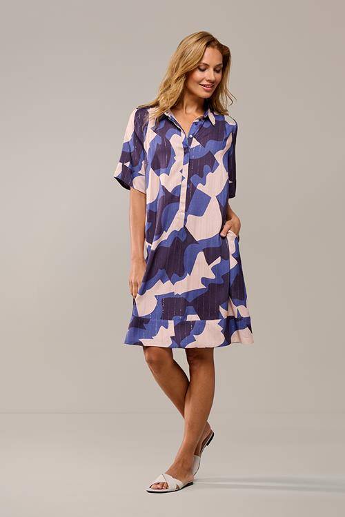 Joella Print Tuniek Blauw / Multi | Mart Visser