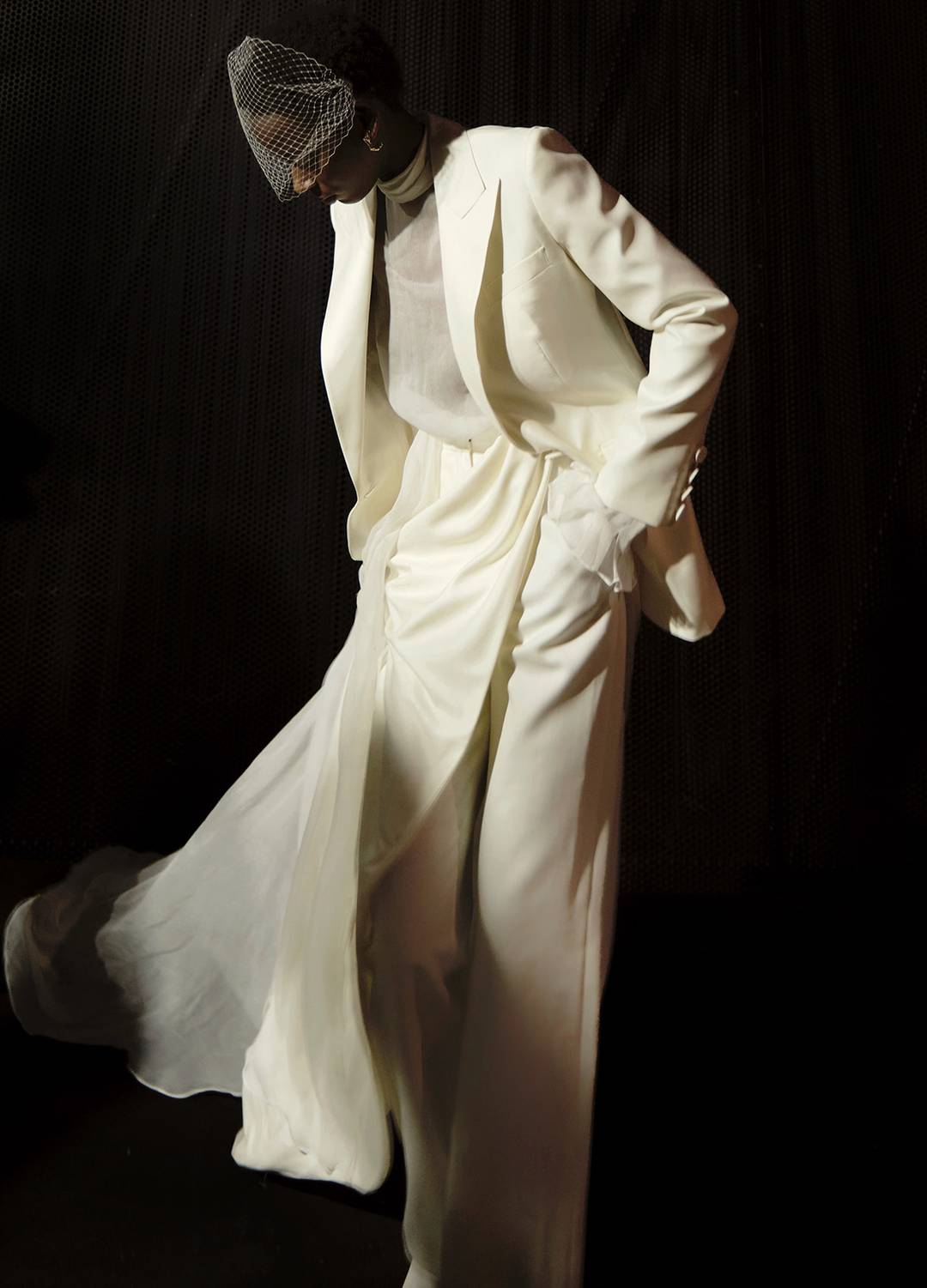 Desfile de presentación de la colección “Aldamar” de Ze García en el Museo Cristóbal Balenciaga de Guetaria (Guipúzcoa), el 8 de mayo de 2025.