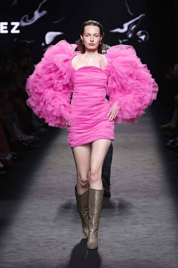 Imagen de la colección FW23 de Paloma Suárez en MBFW Madrid, por cortesía de la organización