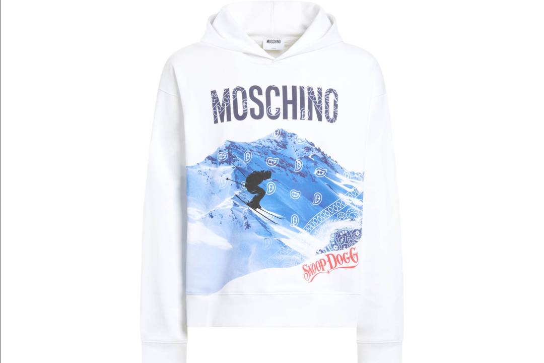 La felpa Moschino x Snoop Dogg
