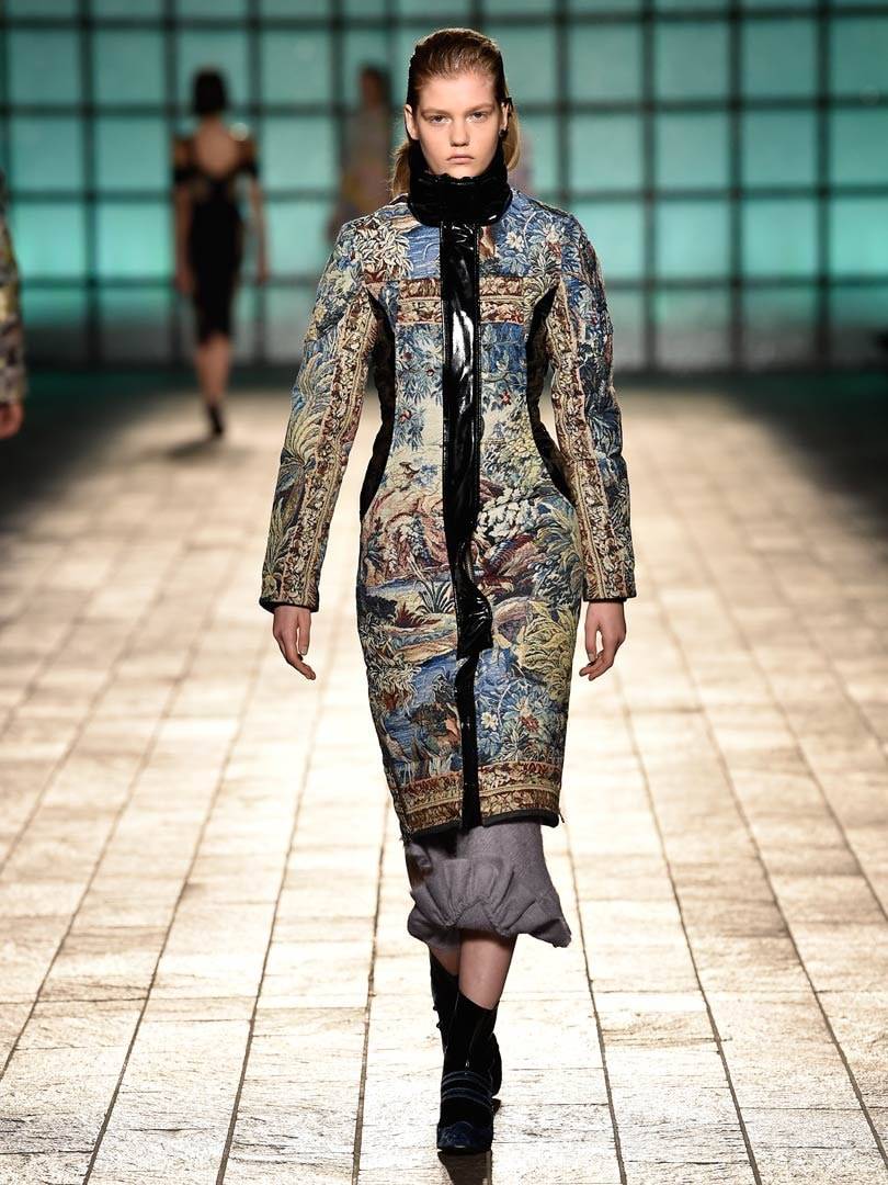 Mary Katrantzou collaborates with Moose Knuckles Canada