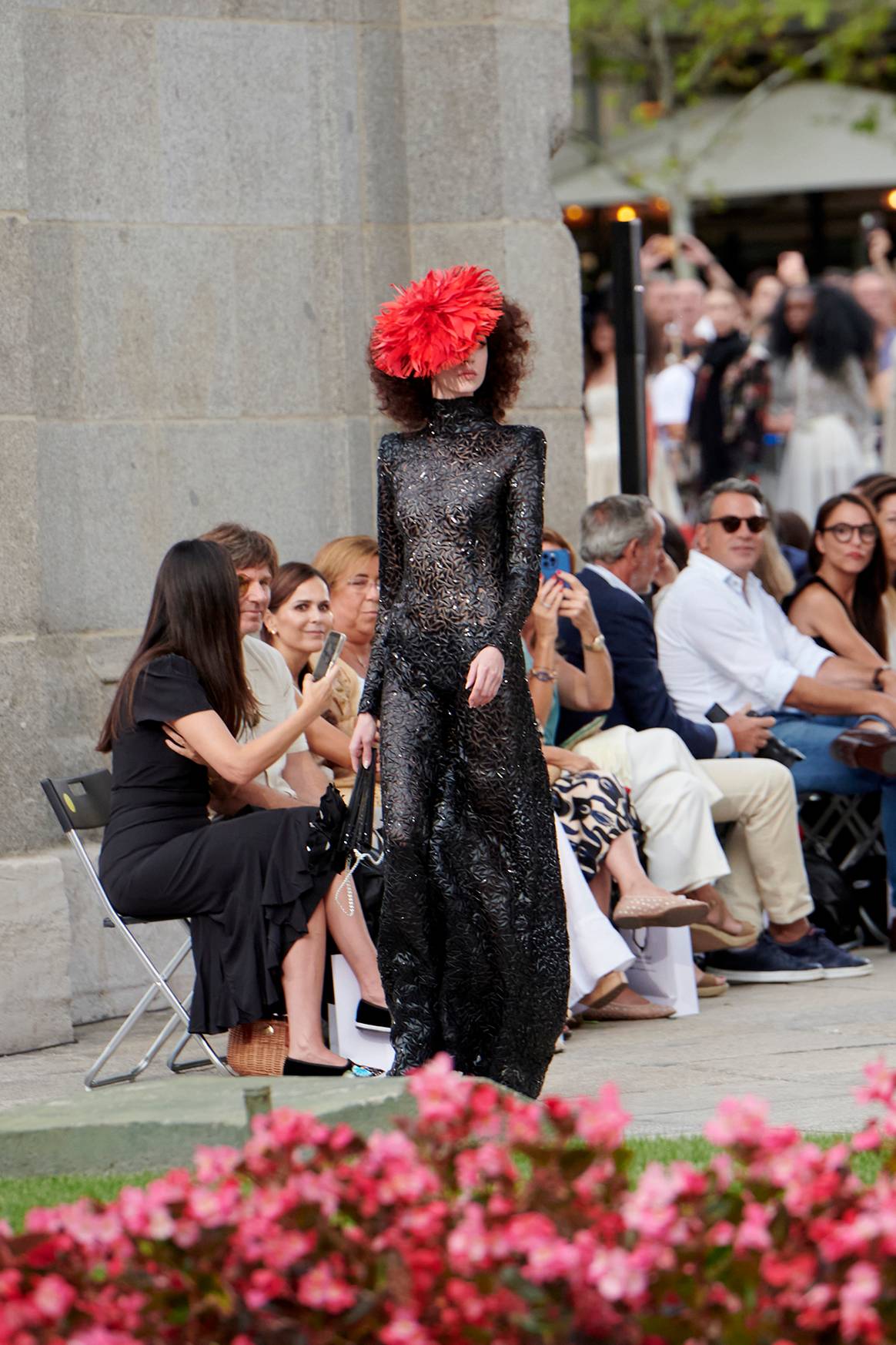 Desfile inaugural en la Puerta de Alcalá de Madrid es Moda, el sábado 7 de septiembre de 2024 en Madrid (España).