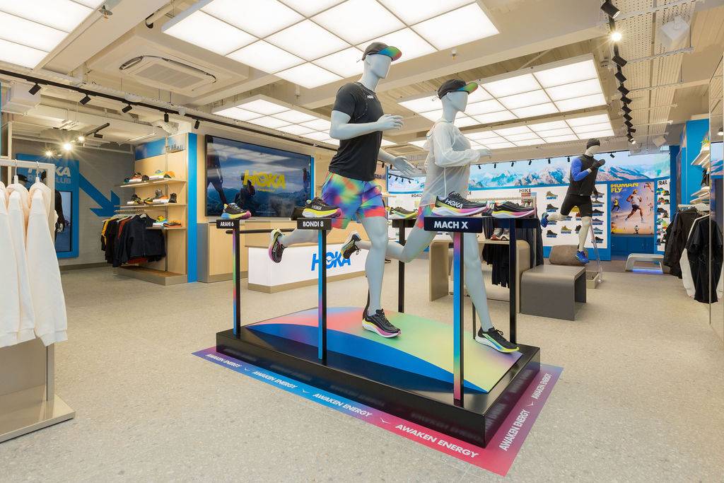Hoka Covent Garden store.