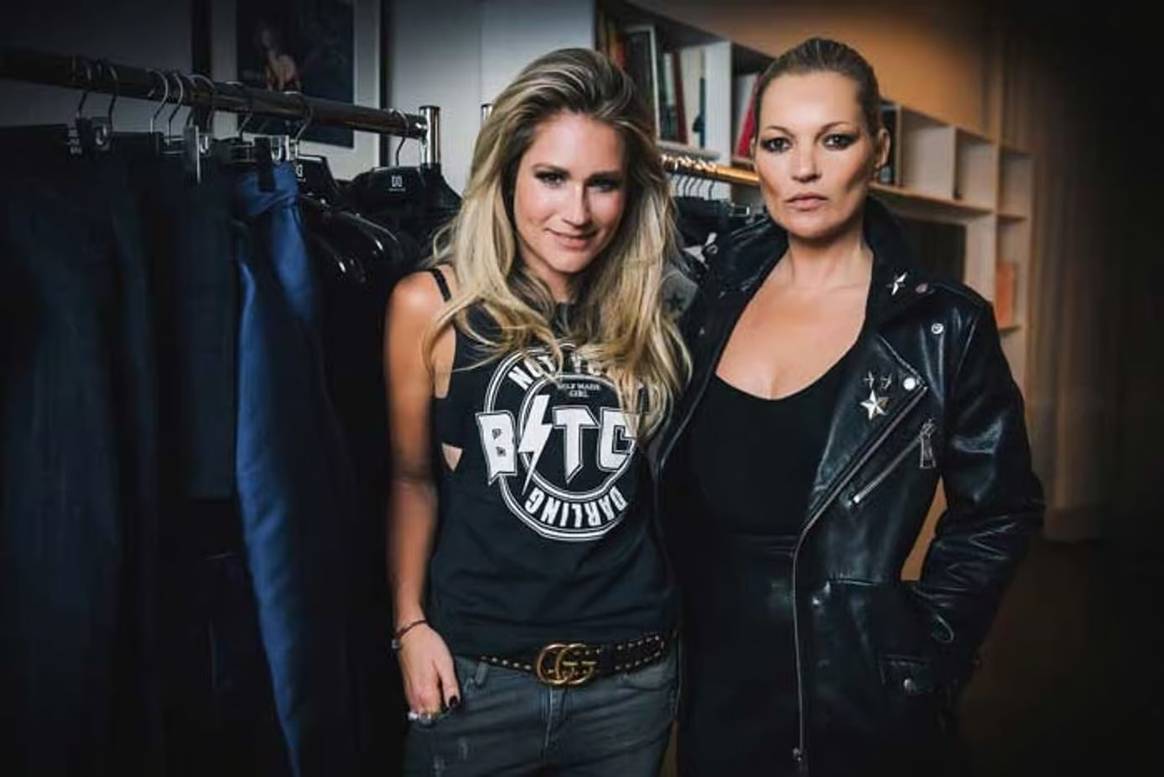 Nikkie Plessen en Kate Moss