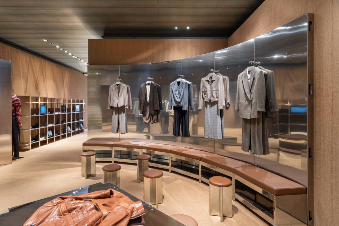 La boutique Giorgio Armani di via Sant Andrea ha ospitato il progetto Armani Archive