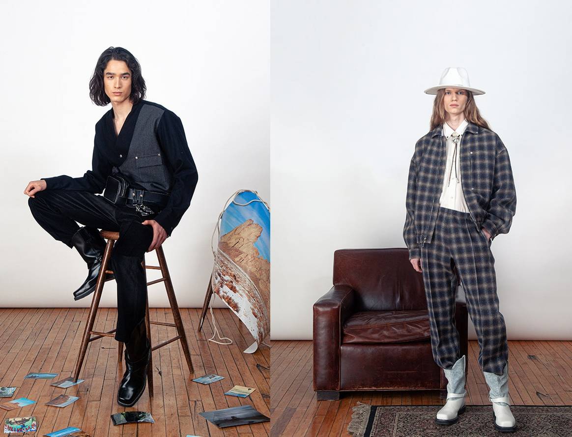 New York Fashion Week : Victor Li  s'inspire des plaines du Wyoming