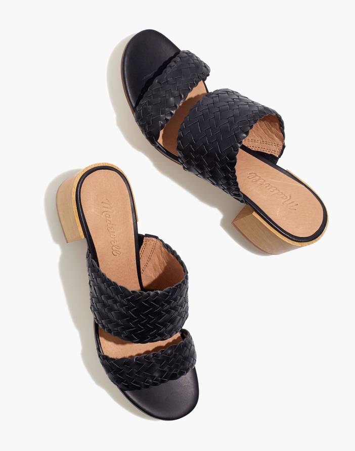 The Kiera Mule Sandal in Woven Leather | Madewell