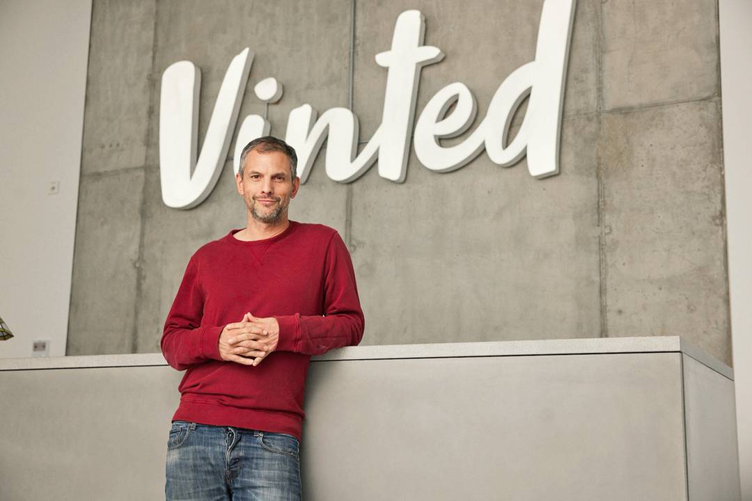 Vinted CEO, Adam Jay.