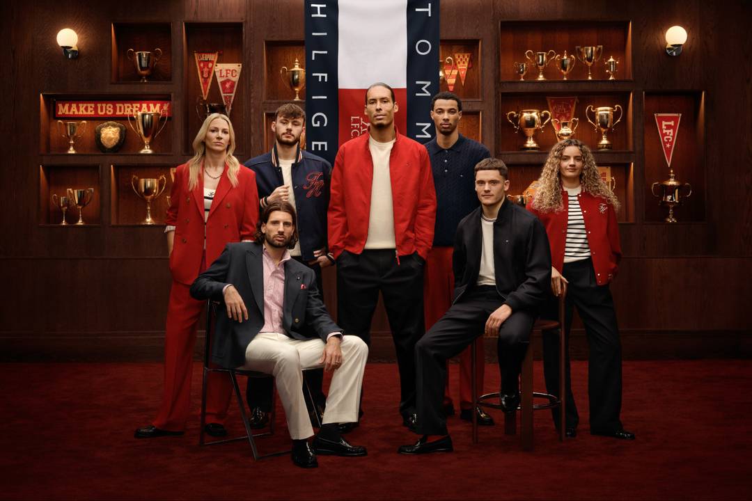 Kampagne von Tommy Hilfiger mit Spieler:innen des FC Liverpool