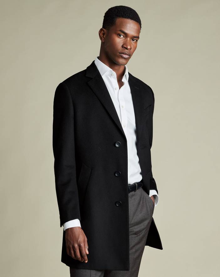 Men's Charles Tyrwhitt Overna coat | Charles Tyrwhitt