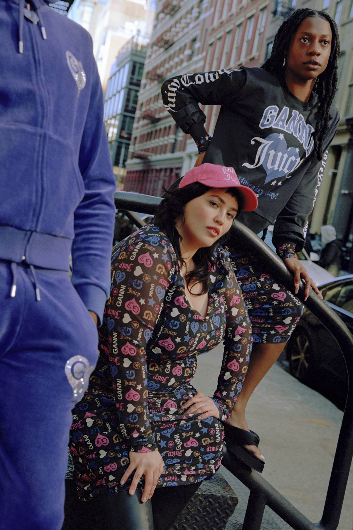 Ganni x Juicy Couture, beeld via Ganni