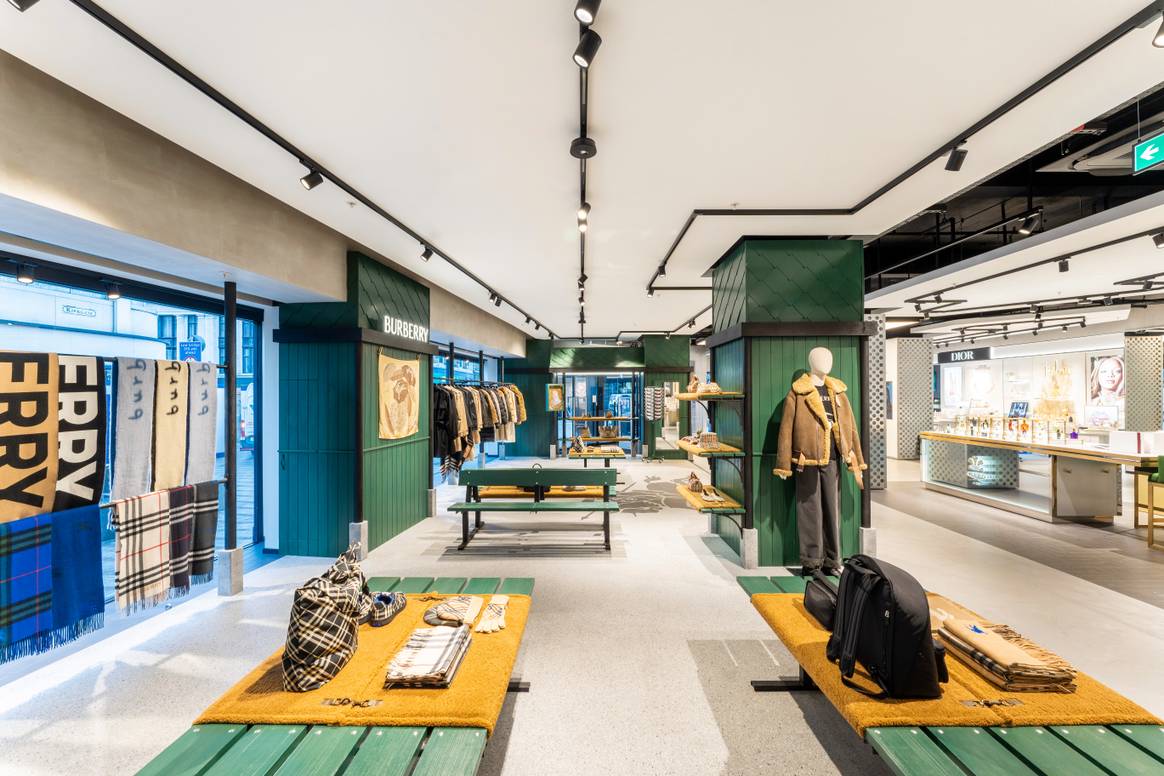 Burberry outerwear pop-up concept at Flannels Leeds