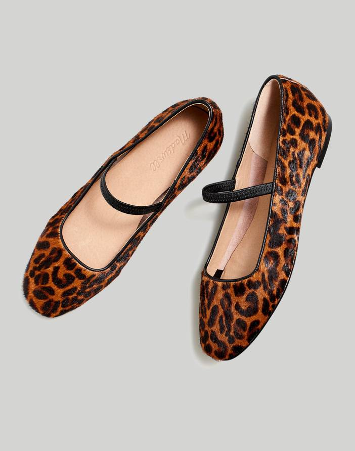 The Greta Ballet Flat in Calf Hair | Madewell