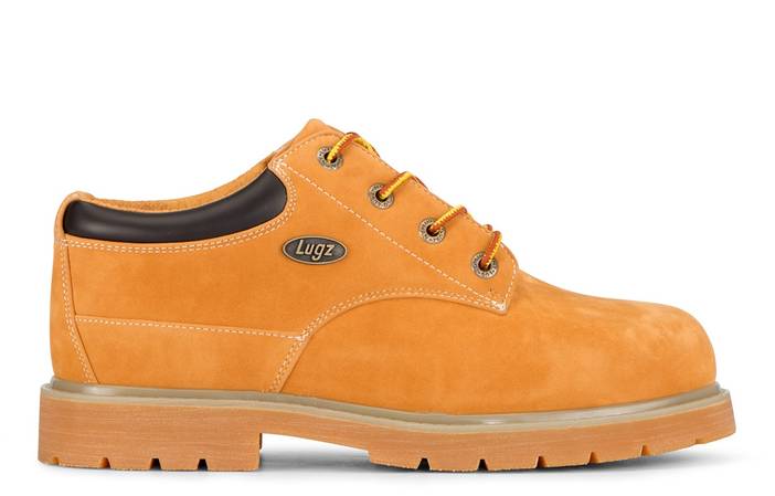 Men's Drifter Lo Steel Toe Oxford Boot (Choose Your Color: GOLDEN WHEAT/BARK/TAN, Choose Your Size: 6.5) | Lugz